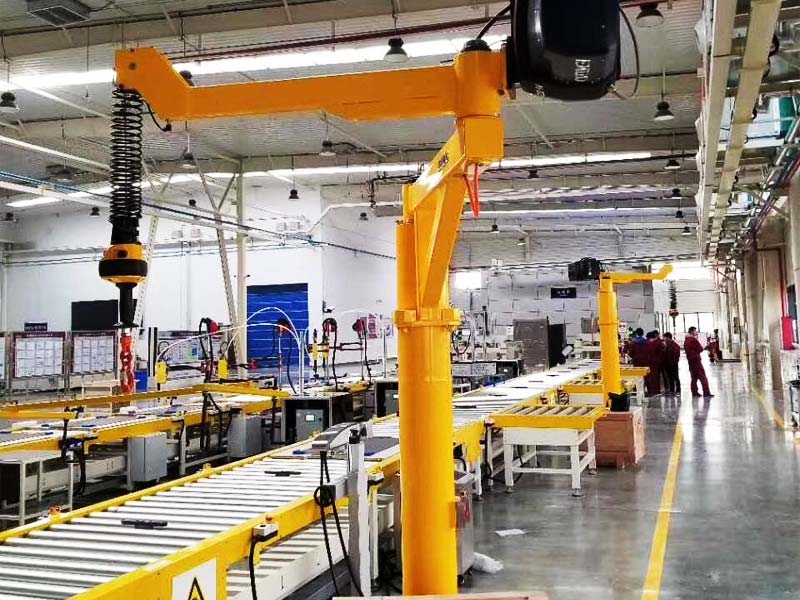 車間工位電動葫蘆折臂吊